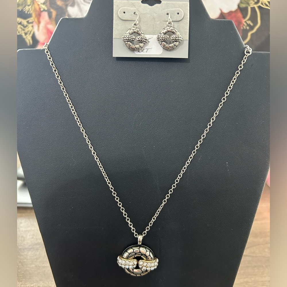 NWT necklace and earrings set